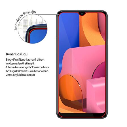 Blogy Flexi Nano Galaxy A20s Ekran Koruyucu