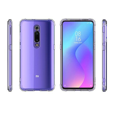 Blogy Xiaomi Mi 9T Crystal Fit Kılıf Crystal Clear