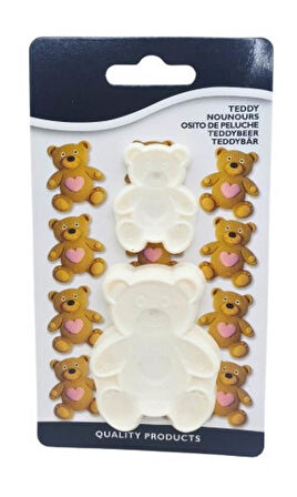 Şeker Hamuru Kalıbı Ayı 2 Li