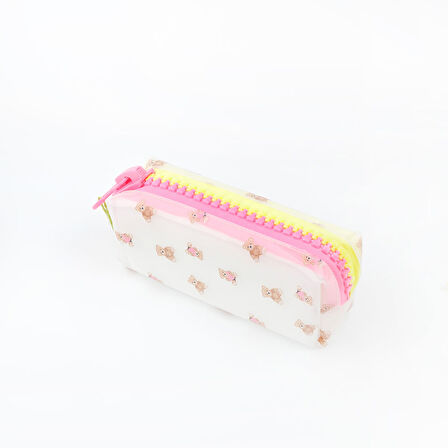 Unicus Big Zip Karışık Figürlü Silikon Kalem Kutu UNCS-1015