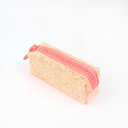 Unicus Big Zip Swarovski Taşlı Pastel Neon Kalem Kutu UNCS-955