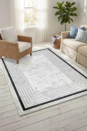 Yıkanabilir Kaymaz Taban Dijital Baskılı Halı ve Yolluk – Leke Tutmaz Salon & Mutfak Halısı