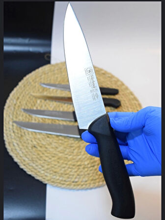 Sürbisa Siyah Sürmene Şef Bıçak Seti 5 Parça