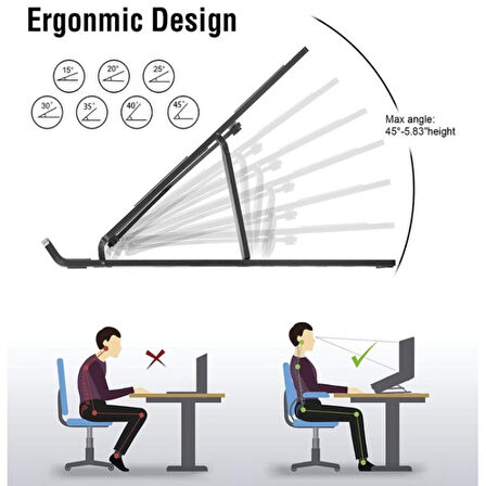 Himarry Ayarlanabilir Laptop Standı 7 Kademe