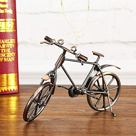 CajuArt Dekoratif Vintage Metal Bisiklet Ev Ofis Biblo Dekor Hediye