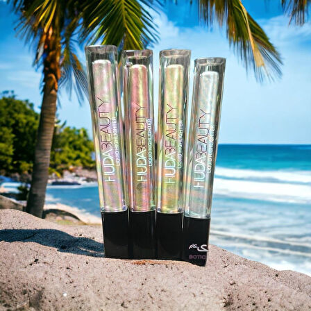 HUDABEAUTY sıvı aydınlatıcı parlak  4 LÜ paket ve 4 farklı renk