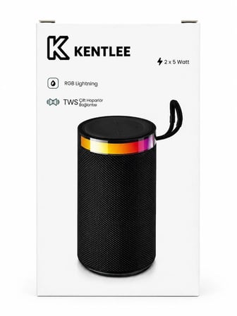 Yüksek Sesli Işıklı Taşınabilir TWS Bluetooth Hoparlör Şarjlı Kablosuz Speaker USB SD Destekli