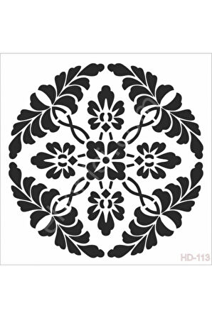 Hd113 Home Dekor Stencil 45x45