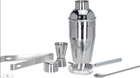5 Parça Kokteyl Hazırlama Seti 550 Ml