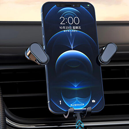 360 Dönen Araç İçi Parlak Premium Kancalı- Araba Telefon Tutacağı Havalandırma Kanalı Için