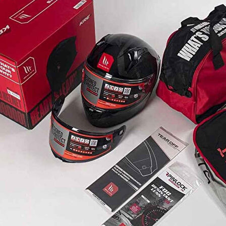 Mt Kre+ Carbon Kapalı Motosiklet Kaskı