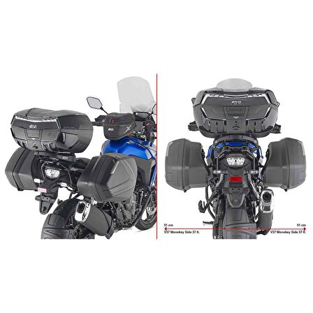 GIVI PLX3125 SUZUKI V-STROM 800 DE/SE (23) YAN ÇANTA TAŞIYICI