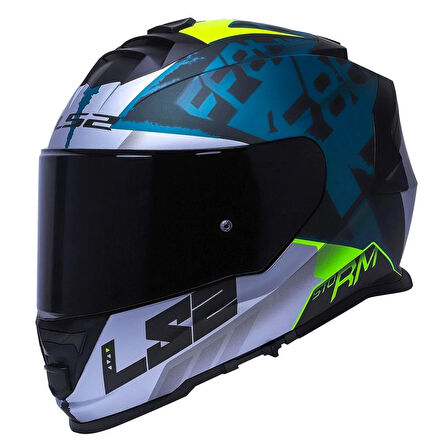 Ls2 Storm 2 Sprinter Siyah Gri Siyah Vizör