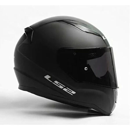 Ls2 Rapid 2 Mat Siyah Full Face Motosiklet Kaskı Siyah Vizörlü