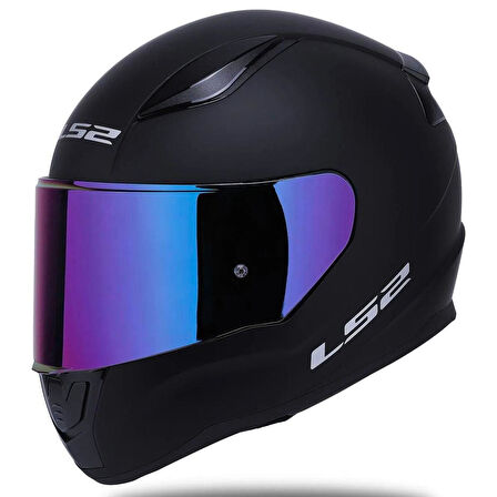 Ls2 Rapid 2 Mat Siyah Rainbow Vizörlü Kask