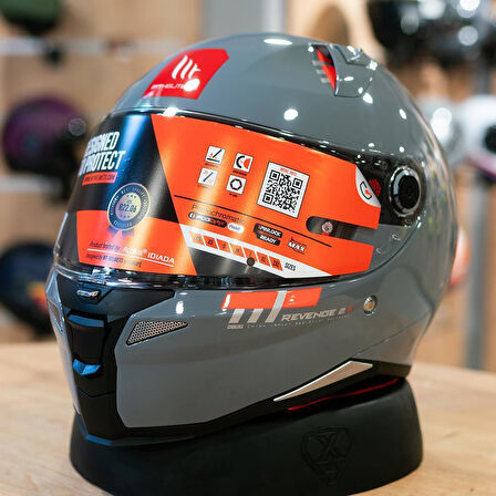 Mt Revenge 2 Solid A12 Gloss Full Face Motosiklet Kaskı