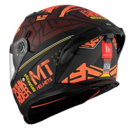 Mt Breaker Sv Punk Rider B5 Mat Kapalı KAsk