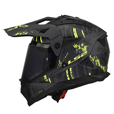 Ls2 Pioneer 2 Crazy Kros Motosiklet Kaskı