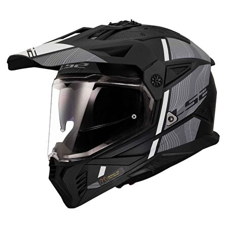 Ls2 Pioneer 2 Hill Kros Motosiklet Kaskı