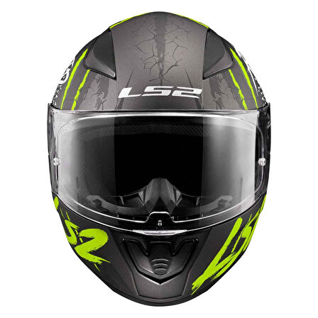 Ls2 Rapid 2 Raven Kapalı Kask