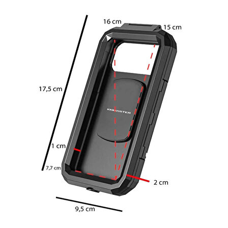 KNMASTER TT-900 TITRESİM ENGELLEYİCİ GIDONA MONTE TELEFON TUTUCU