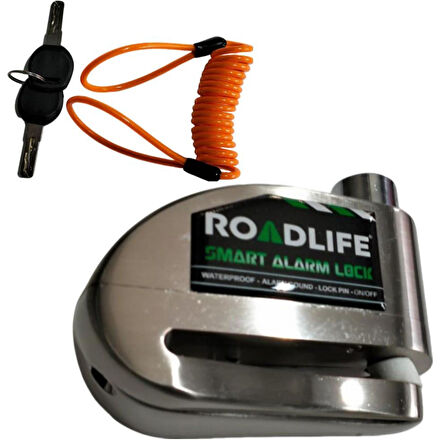 Road Life 8309 Alarmlı Disk Kilidi + Hatırlatma Kablosu