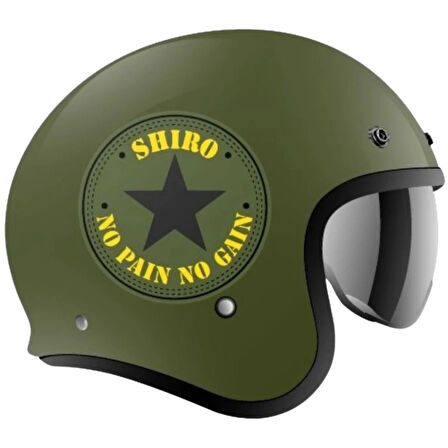 Shiro JC. Dallas Retrpain Açık Kask