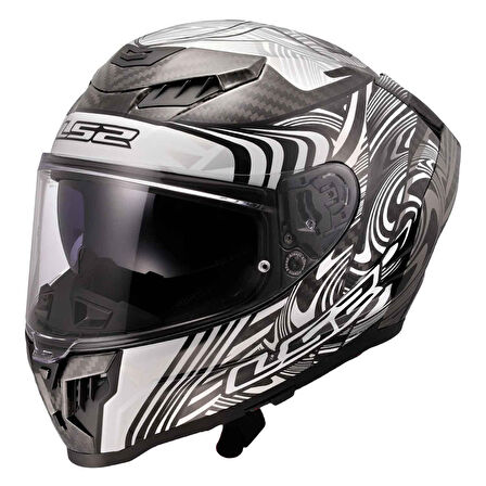 Ls2 Dragon Karbon Enthum Kapalı Kask