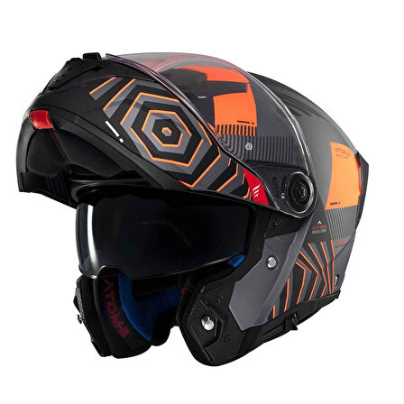 Mt Atom 2 Sv Strange C4 Mat Çene Açılır Kask