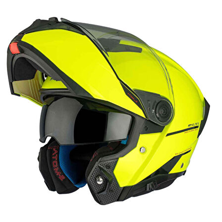 Mt Atom 2 Sv Solid A3 Parlak Çene Açılır Kask