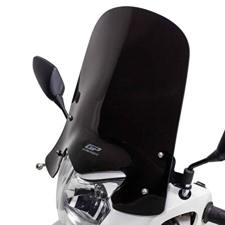 GP Kompozit Honda Dio 2021-2023 Uyumlu Kısa Ön Cam Siyah