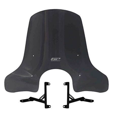 GP Kompozit SYM Fiddle 2009-2022 Uyumlu Ön Cam Füme