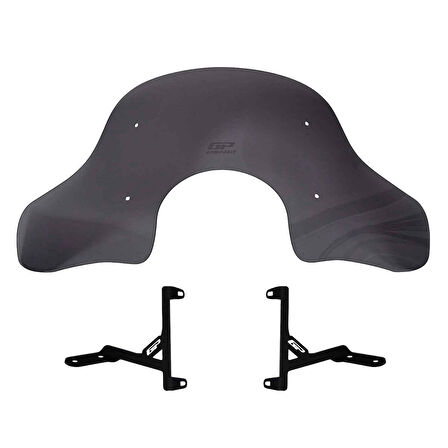 GP Kompozit SYM Fiddle 2009-2022 Uyumlu Ön Cam Füme