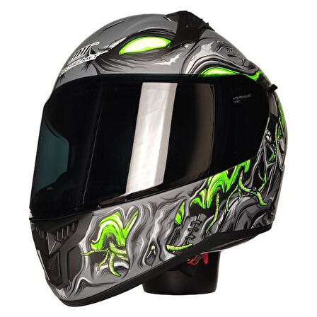 Mts Pro Helmets M-801 Snake Full Face Motosiklet Kaskı
