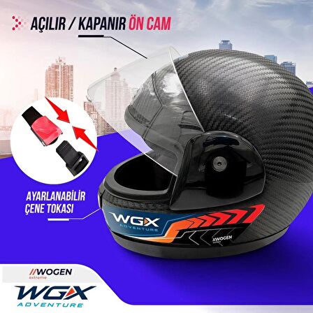 Pro Helmets WGX-7 Full Face Motosiklet Kaskı