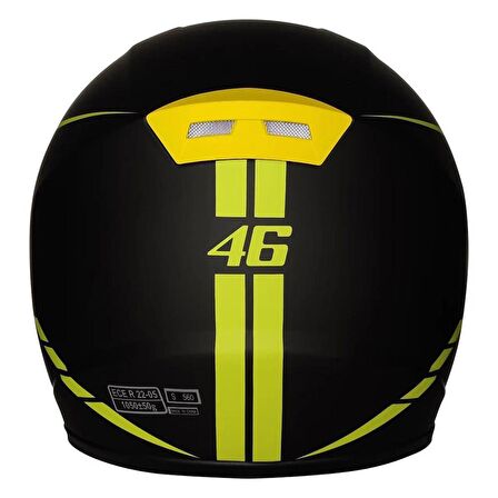 Pro Helmets S-012 Siyah Vizör Full Face Motosiklet Kaskı