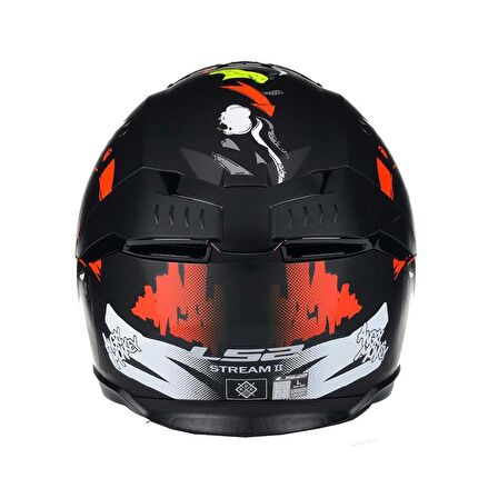 Ls2 Stream 2 Angry Monkey Full Face Motosiklet Kaskı