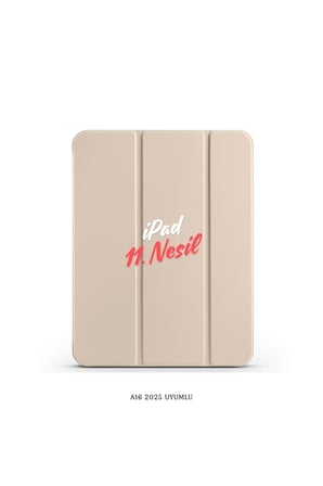 iPad 11. Nesil A16 2025 Uyumlu 10.9 inç Standlı Katlanabilir Fuchsia Smart Cover Tablet Kılıfı