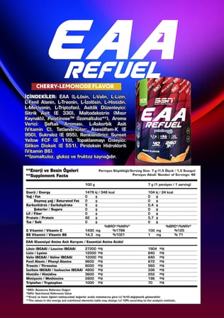 SSN Kas Gelişim Paketi Command Quadro Whey 2100 Gram + SSN EAA Refuel Şeftali