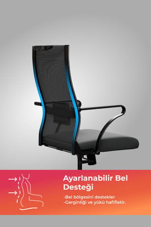 ErgoLife Sit Air 24/7 B2-281K - Mesh(Italy)+UMF(X1) /Km00/Wh00/K15bL(TG1.0Pl/M09.B02.G15.W01) - 696.61.1.222