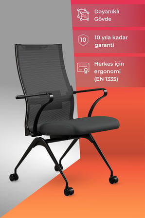 ErgoLife Sit Air 24/7 B2-281K - Mesh(Italy)+UMF(X1) /Km00/Wh00/K15bL(F3.1b/F56.W01) - 696.61.1.682