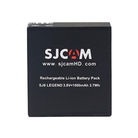 SJCAM SJ6 Legend 4K Aksiyon Kamera Yedek Bataryası