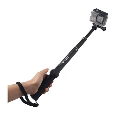 Sjcam Orjinal Monopod Selfie Çubuğu Siyah