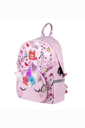 Supercute Two in One Sırt Çantası-Unicorn