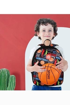 Supercute Two in One Sırt Çantası-Basketball