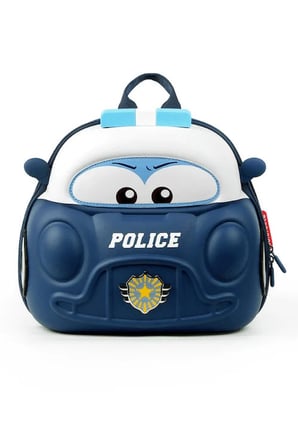 Supercute Car Sırt Çantası–Police (Işıklı ve Armalı)
