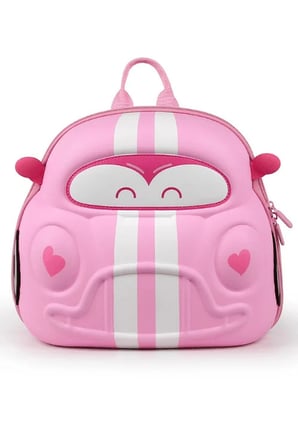 Supercute Car Sırt Çantası–Pembe (Love Pink)