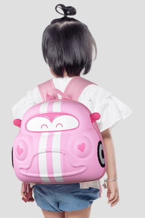 Supercute Car Sırt Çantası–Pembe (Love Pink)