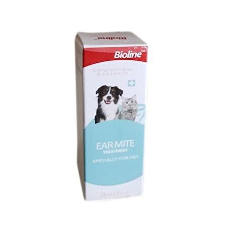 Bioline Kedi ve Köpek Kulak Temizleme Yağı 30ML