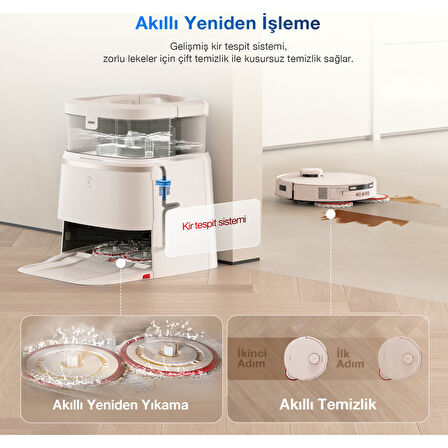 Ecovacs Deebot T30 Pro Omni Akıllı Robot Süpürge ve Paspas